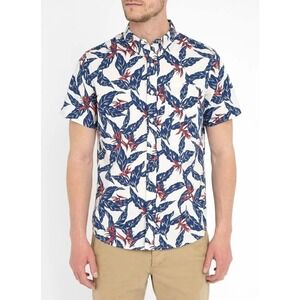 Denim & Supply Ralph Lauren Mens Size L Shirt Tropical S/S Casual Button Down